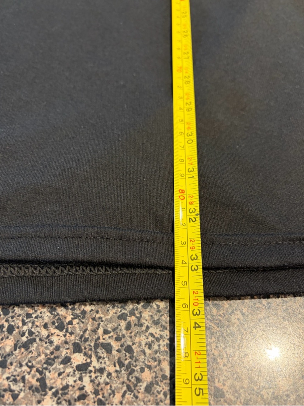 Black Hoodie Dress with White Stripe Sleeves - Picture 4 of 4